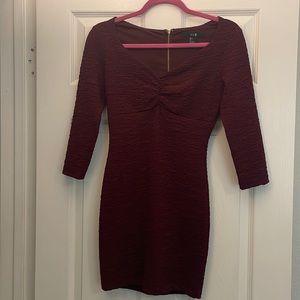 FOREVER 21 Perfect condition long sleeve red dress